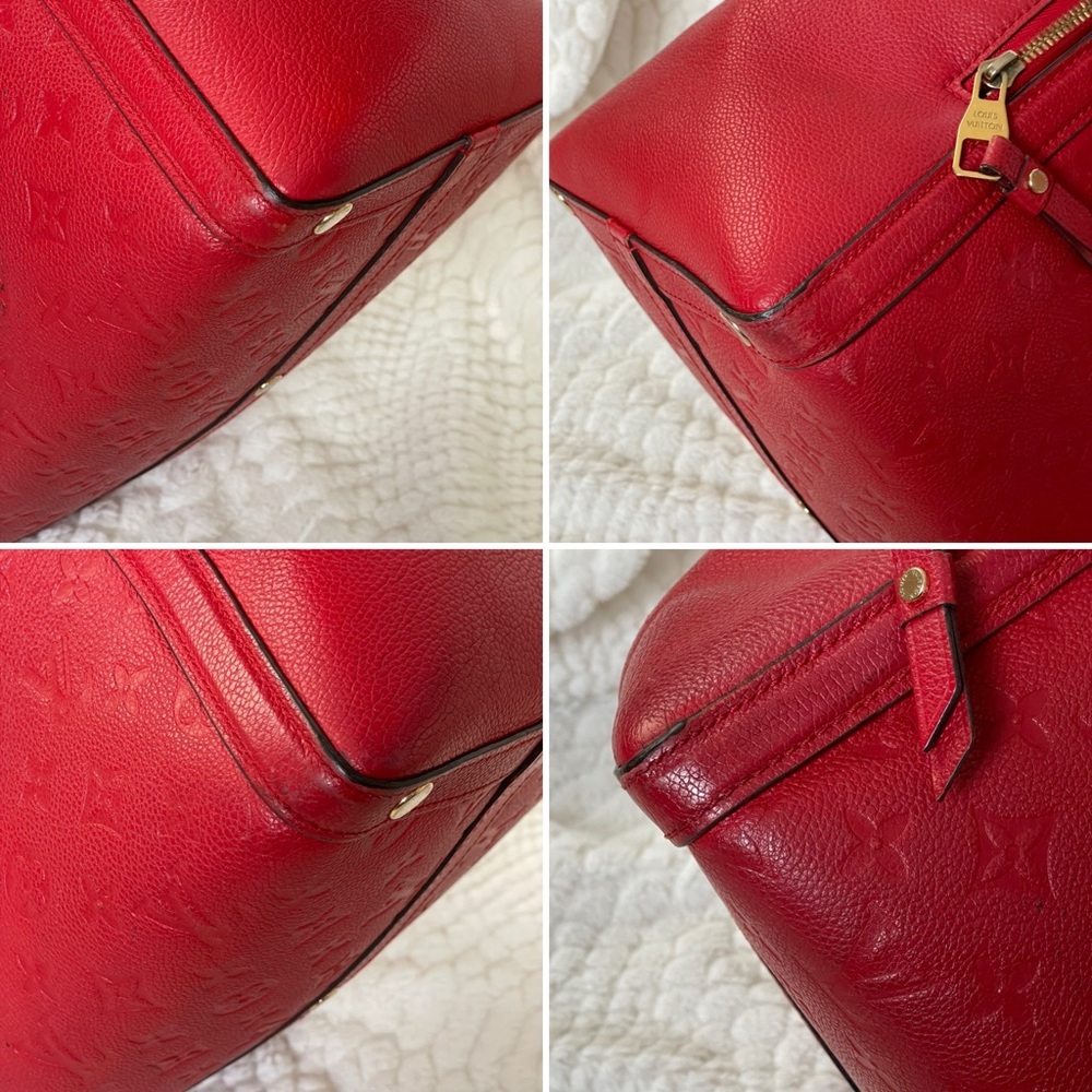 Louis Vuitton Marais MM Empreinte Cerise Red Bag - Picture 11 of 16
